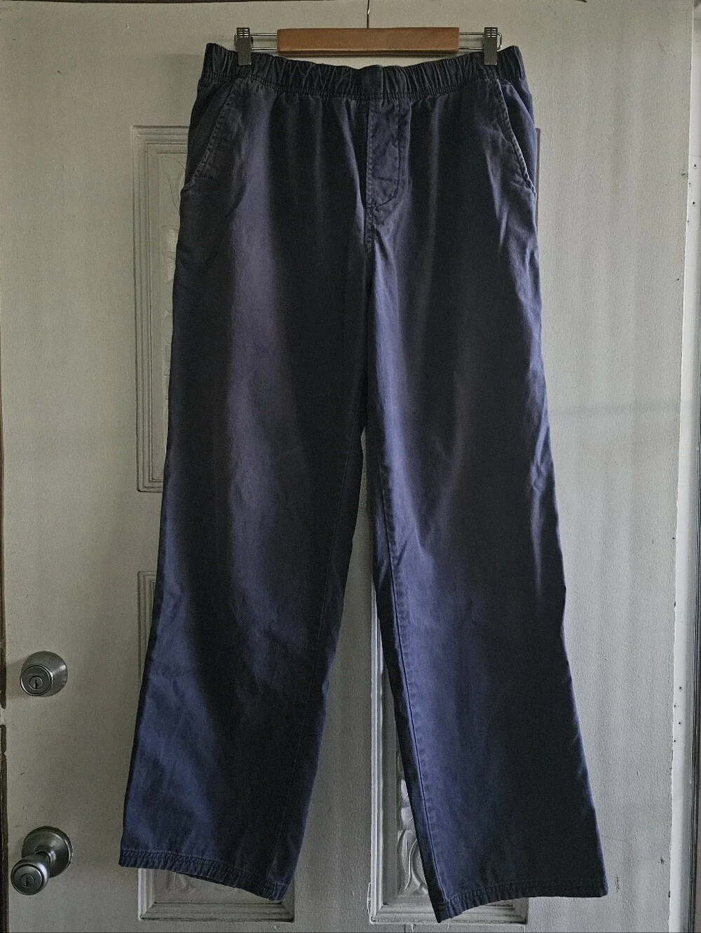 Quiksilver Waterman Collection Navy Elastic-Waist Chinos Large
